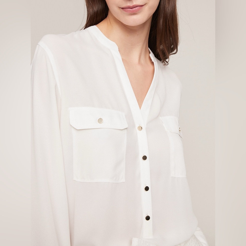 Calvin Klein Utility Blouse - Picture 1 of 3